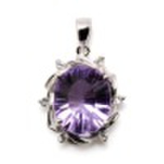 Charm 925 Silver Mystic Topaz  Pendant
