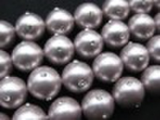 SHELL PEARL WITH CRYSTAL RHINESTONE