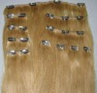 silky straight remy hair clip in hair extension