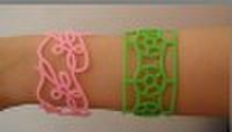 Silicone wrist bands with innovative design