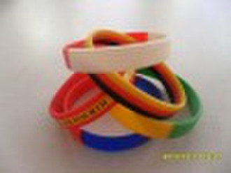 2010 popular shaped silicone band
