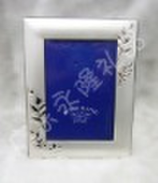 metal picture  frame,silver plated picture frame,p