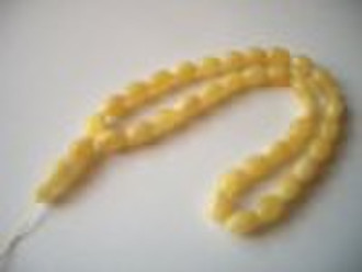Amber prayer beads
