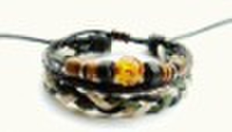 Fashion cheap real leather bangles