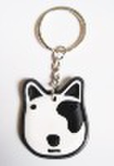 Animal shape soft pvc key chain