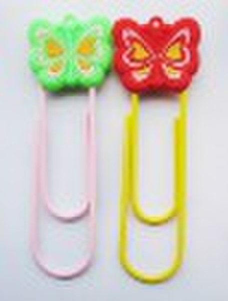 Cheap soft pvc butterfly bookmarks