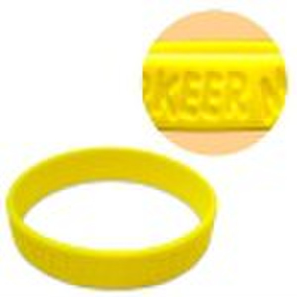 Debossed Silicone Wristbands