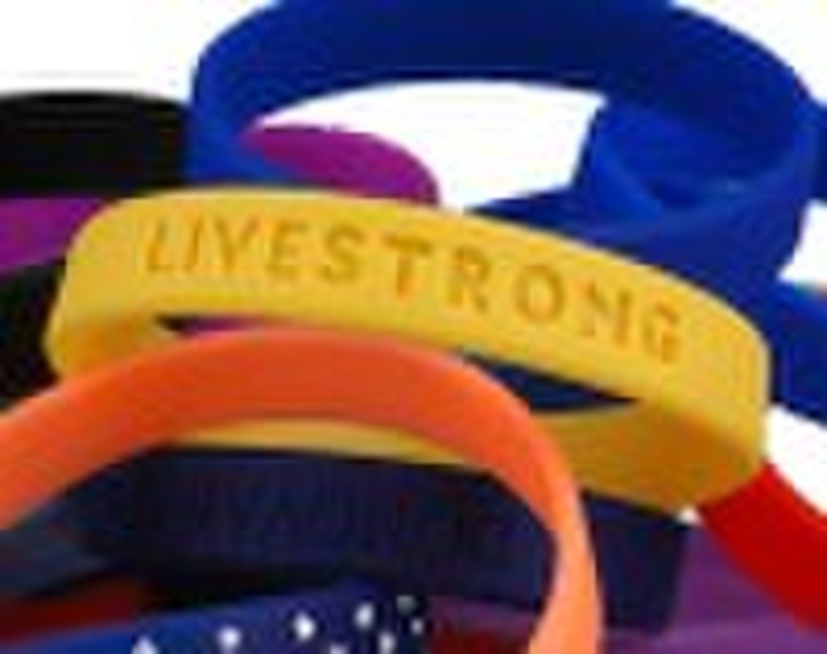 Multi-color Silicone Rubber Wristbands