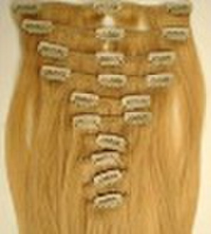 clip-in human hair extension