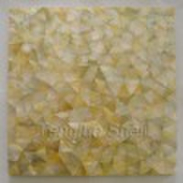 Golden-lip mother of pearl shell tile triangle cra