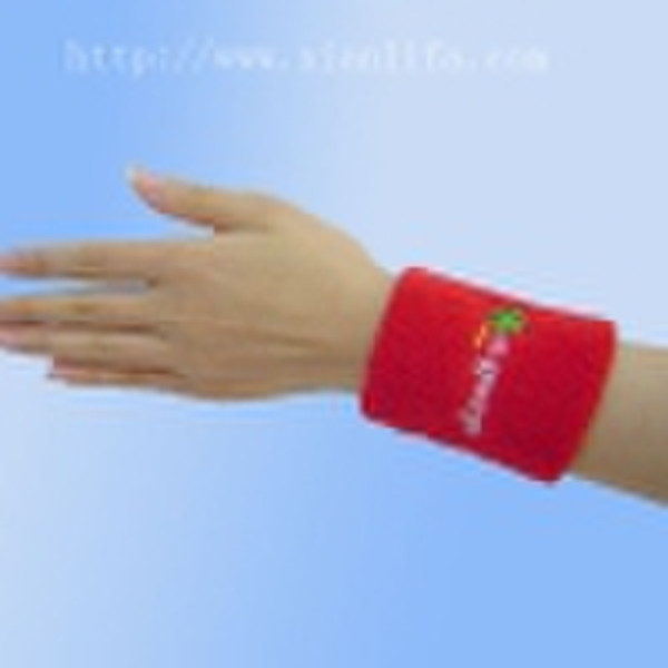 Computer embroidery wristband