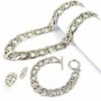 Men's Jewelery Set, Includes Rings, Necklace a