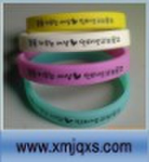 promotion silicone bracelet