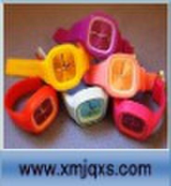 hot-sell jelly silicone watch