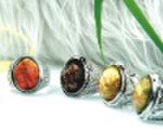 murano glass rings