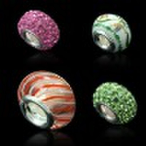 fashion 925 sterling silver pandora beads with swa