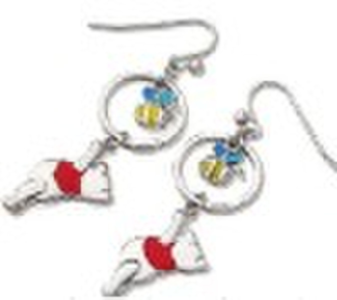 Fashion silver earrings