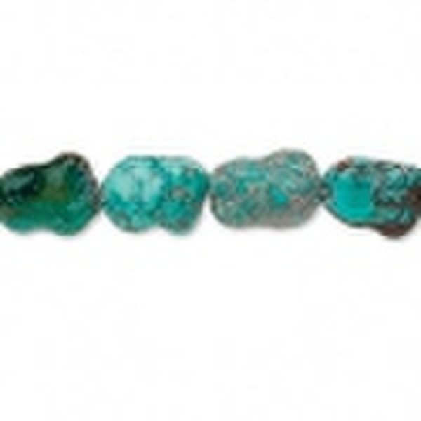 turquoise dogbone beads