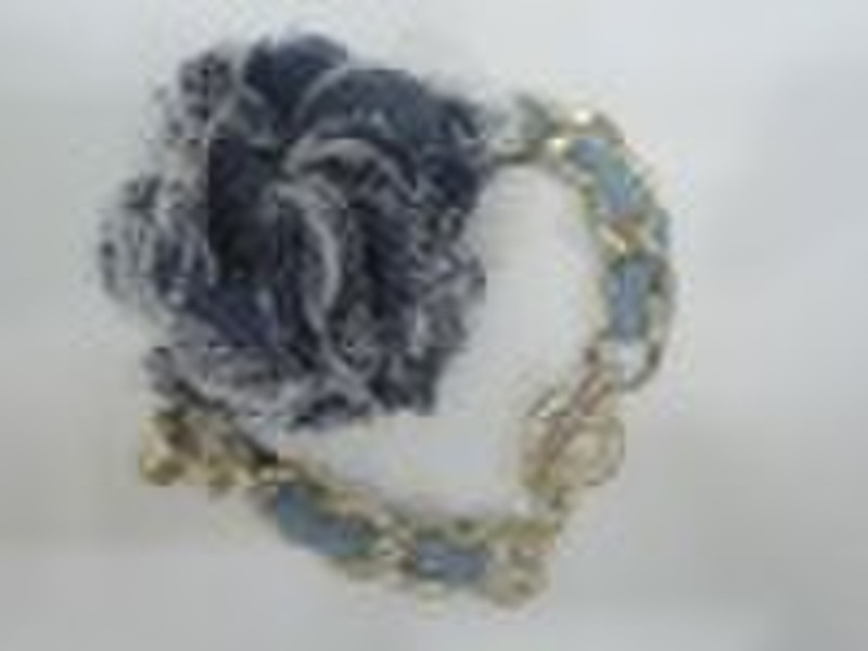 2010 Fashion fabric flower bracelet