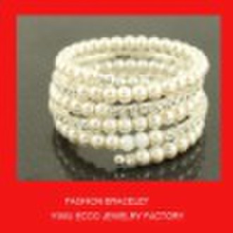 2011 new style Fashion jewelry--glass pearl bracel