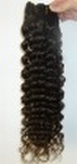 Deep wave 100% brazilian human hair extension