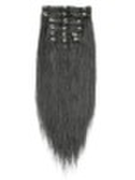 18 inch Chinese clip-in human hair