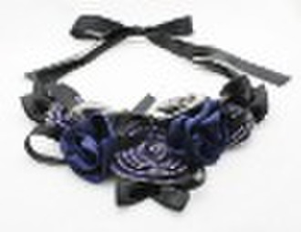2010 newest fabric necklace / costume jewelry