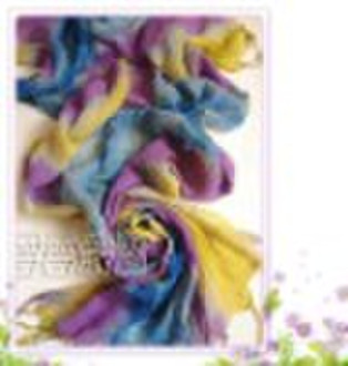 Colorful Tie-dyeing Linen Scarf