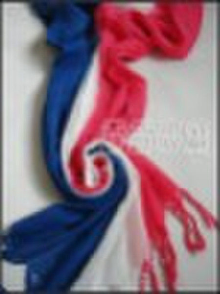 Gradient Tie-dyeing Linen Scarf