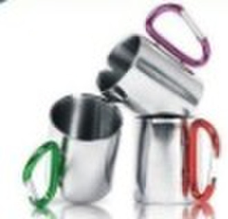 stainless steel coffee cup set