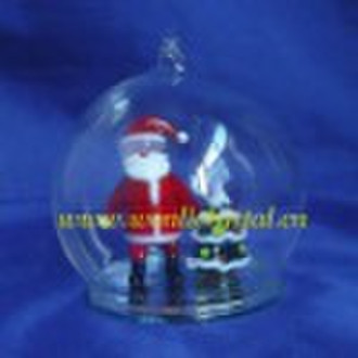 Santa Claus and Christmas tree pendants