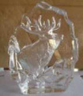 Crystal   deer iceberg gift&crafts