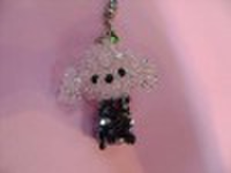 crystal bead DOG TB2106/fashion crystal ornament