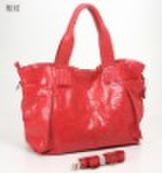 China red korean design handbag