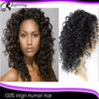 Guarantee 100% Brazilian virgin Afro curl lace wig