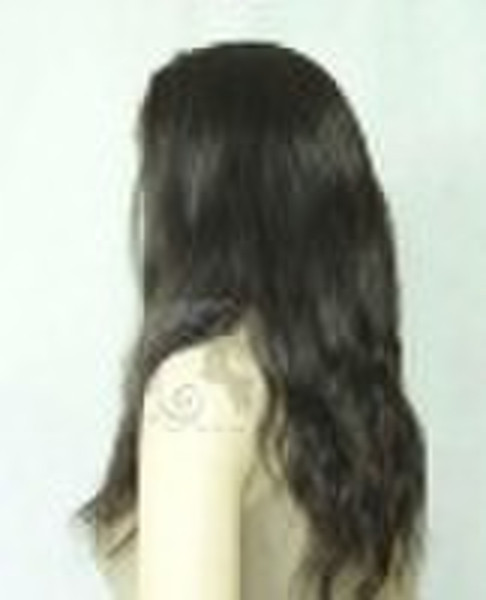 Гарантия 100% перуанский волосы Фото парик шнурка