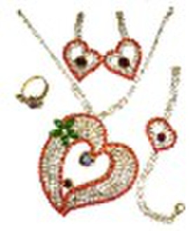 2011 newest rhinestone jewelry set