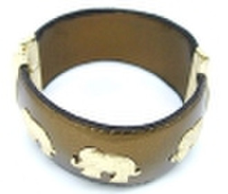 PU Bangle with elephants