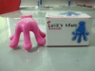 mini electronic massager in hand shape