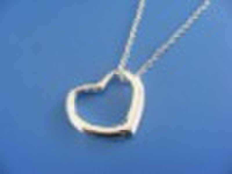 heart 925 sterling silver necklace