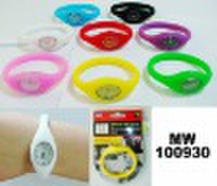 Fashion silicone bracelets  watch