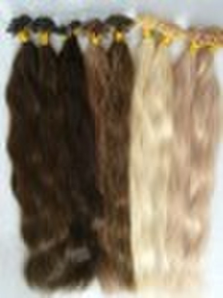 natural wave 18 inch 4# Mongolian hair extension