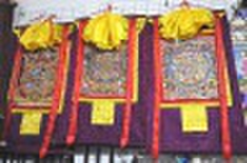 Tibetan hand crochet tapestry