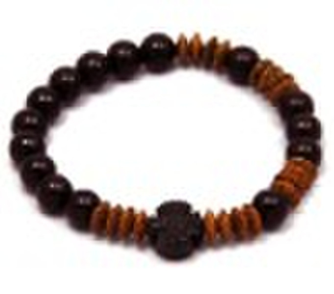wood rosary Bracelet