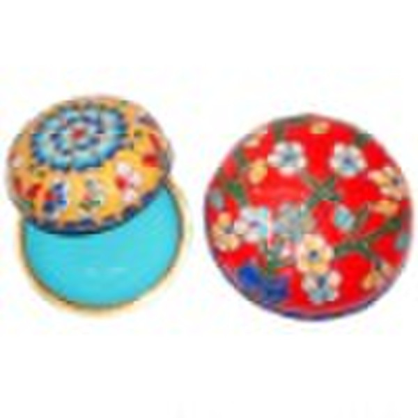 cloisonne powder box