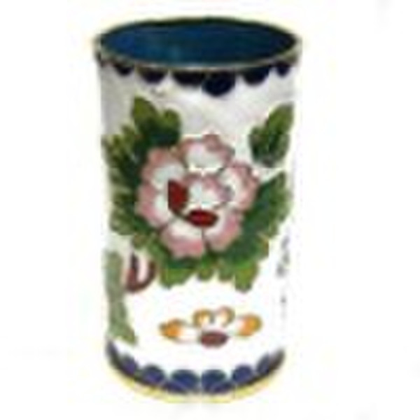 Cloisonne pen container