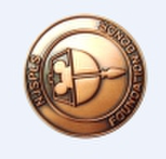 plated emblem