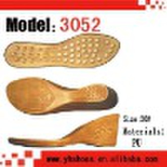 Hot sole! PU lady's outsole