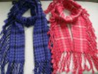 ladies' fashion acrylic scarf with fringe