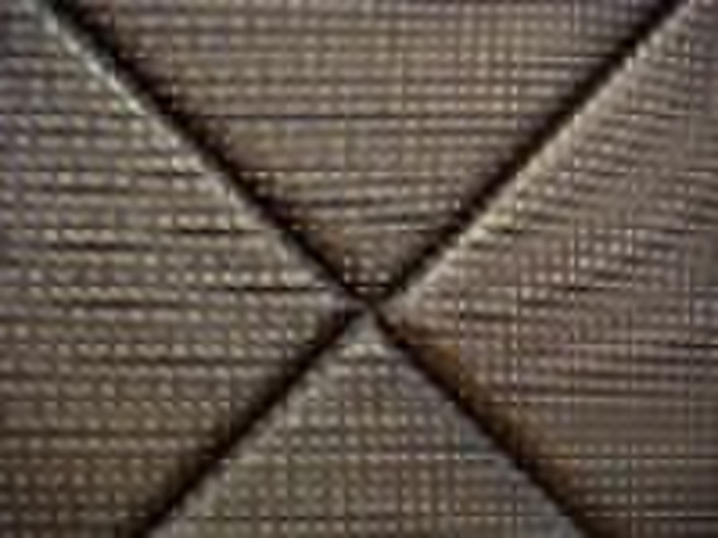 Wall Panel Covering Leather